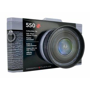 Eurographic Puzzles Classic Cameras Jigsaw Puzzle | 550 Pieces | Collectable Tin